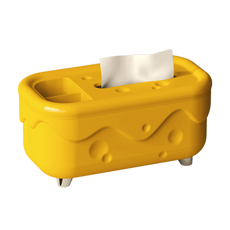 Q35-7424 New household tissue box, high-end living room tissue box, remote control, coffee table, cheese storage box detail image 7