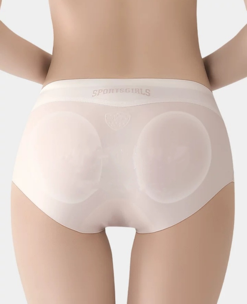 Dopamine milk skin weekly underwear for women, light pressure, breathable, quick-drying, comfortable and traceless mid-waist women's triangle shorts details Picture
