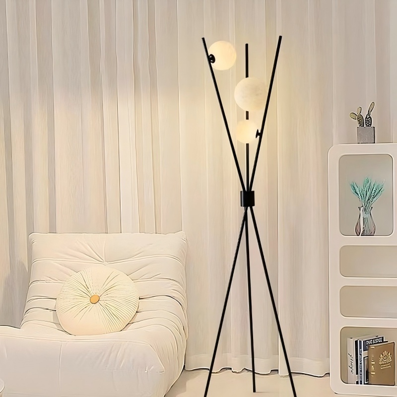 Nordic light luxury creative art, Italian simplicity, bedside fashion, moon floor lamp, study, ins floor lamp Specification image