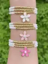 Colorful rope four-leaf clover bracelet crystal jewelry, fashionable and versatile jewelry, exquisite bracelet gift for ladies Item Picture