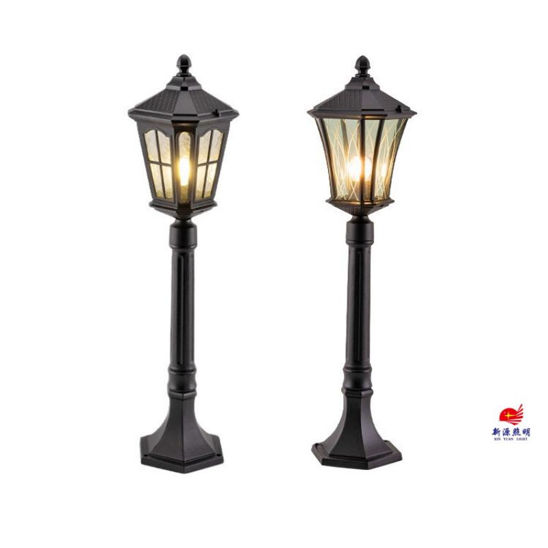 Solar-powered outdoor lawn lights, European retro villa courtyard lights, waterproof garden yard road insert grass lights details Picture