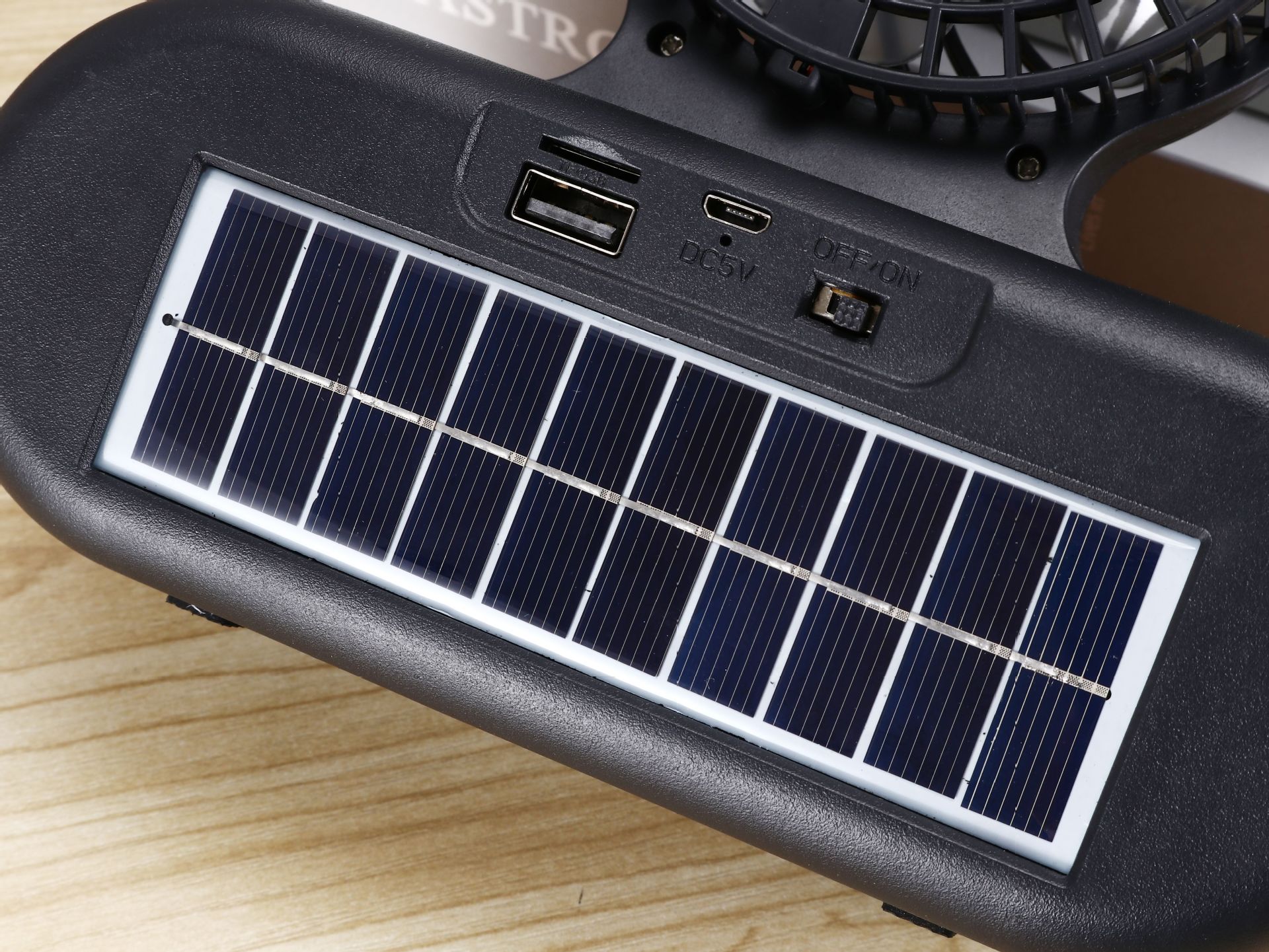 ai-135 solar-powered charging mini fan, African wireless Bluetooth mini Speaker, car mobile portable flashlight pic 9