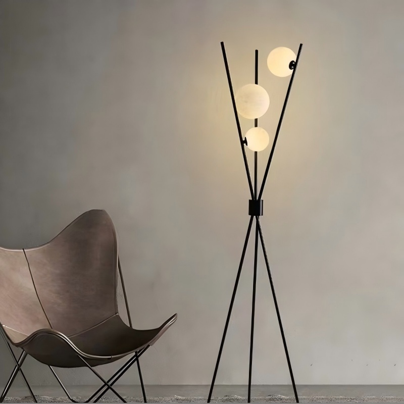 Nordic light luxury creative art, Italian simplicity, bedside fashion, moon floor lamp, study, ins floor lamp Application Scenario