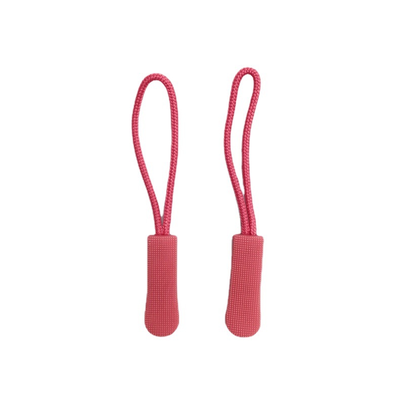  现货服装塑料拉链拉头拉链拉绳箱包拉链拉尾绳子PVC P U拉尾拉片