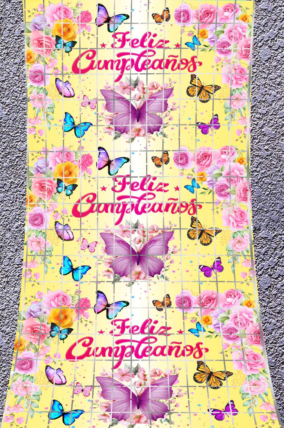 雨丝帘！背景墙纸，生日装饰，