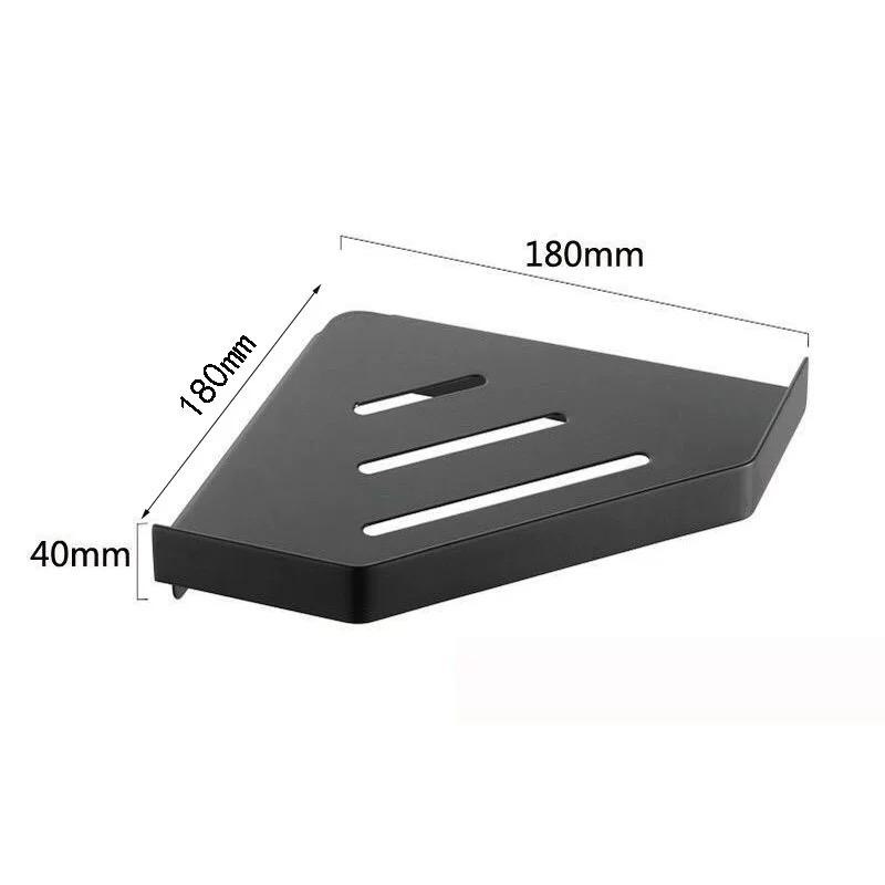Small-sized tripod, bathroom corner, shower room, stainless steel 304 corner small storage rack, corner rack, wall-mounted storage rack details Picture