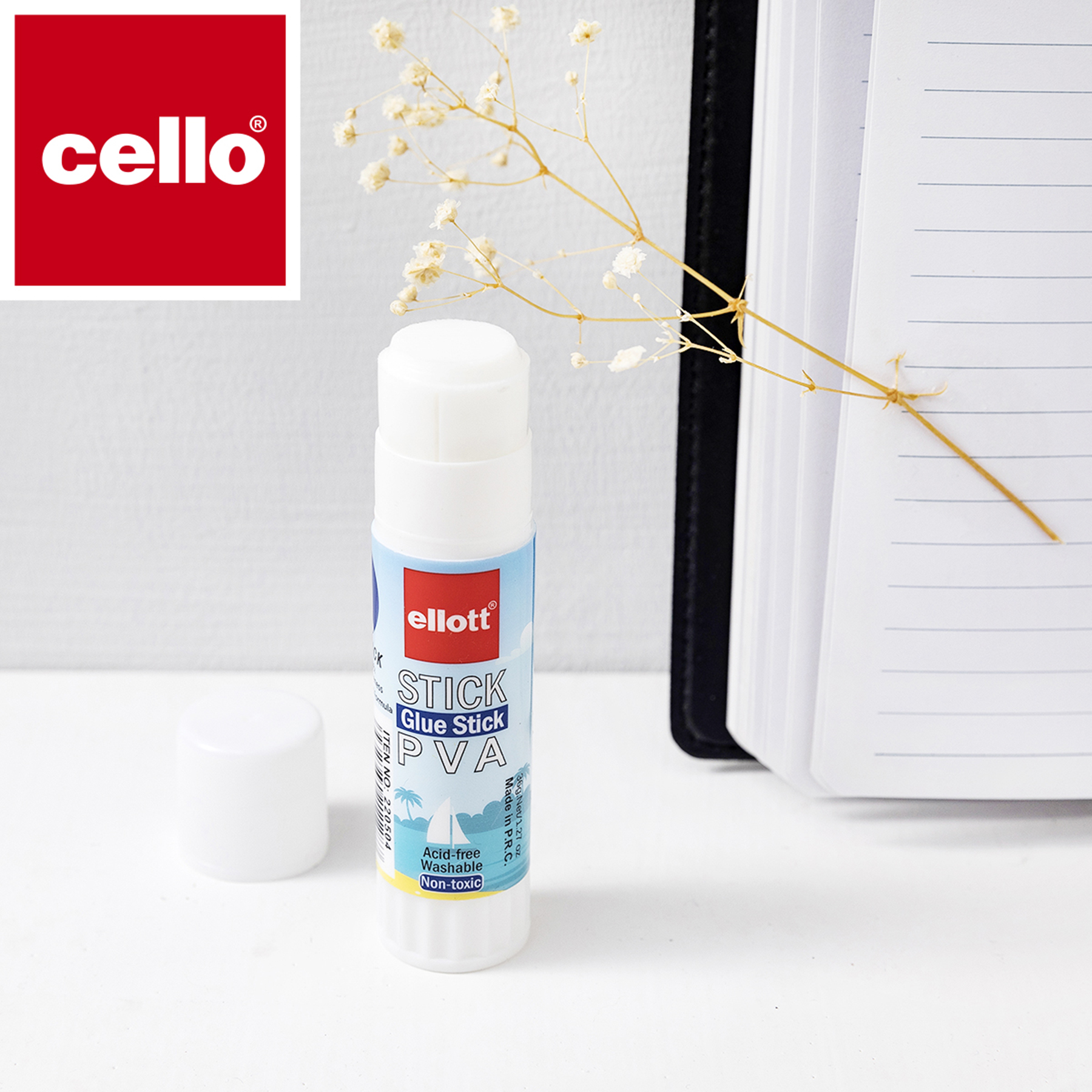 cello Solid Glue 220-503, manual glue, oil-based glue, portable application and pasting tool Application Scenario