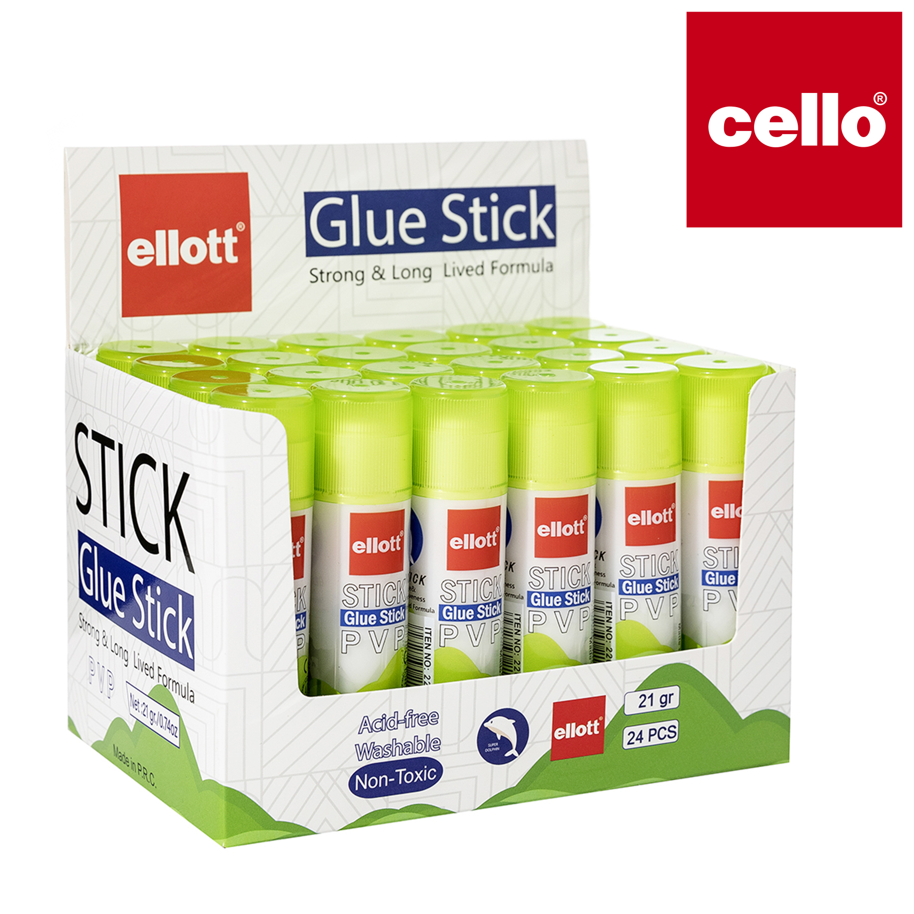 cello固体胶 220-603手工胶水 油性胶水便携涂抹粘贴工具