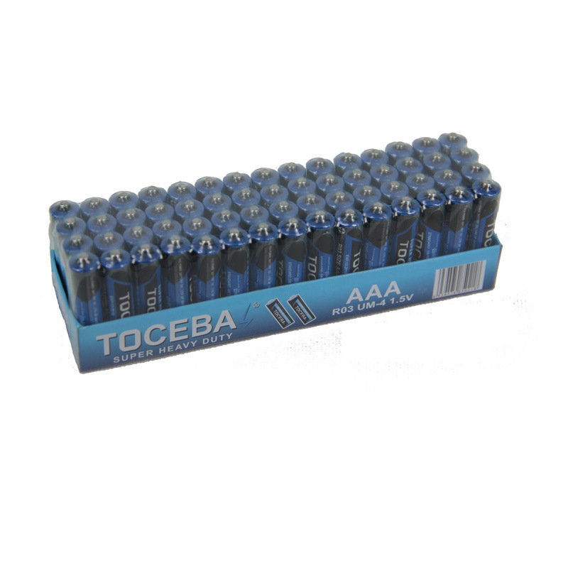 【TOCEBA】锌锰干电池7号 AAA R03 手电筒玩具车用碳性干电池