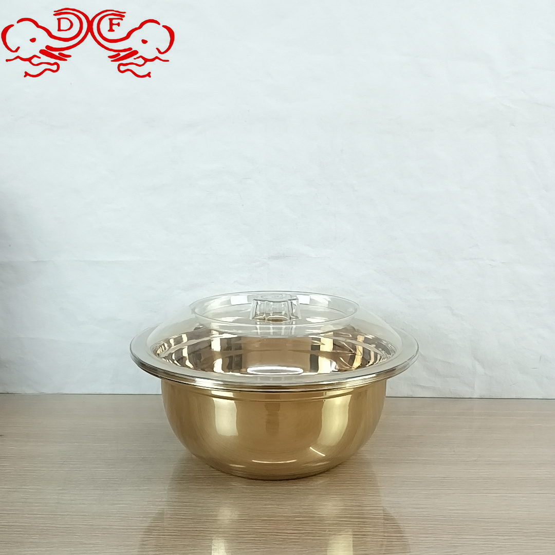 DF99003 stainless steel soup bowl, household washbasin, kitchen multi-purpose round basin, salad basin, food-grade stainless steel basin, DF TRADINGHOUSE Application Scenario