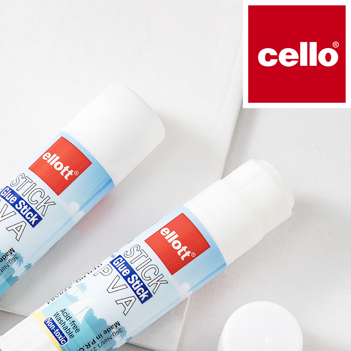 cello Solid Glue 220-503, manual glue, oil-based glue, portable application and pasting tool Item Picture