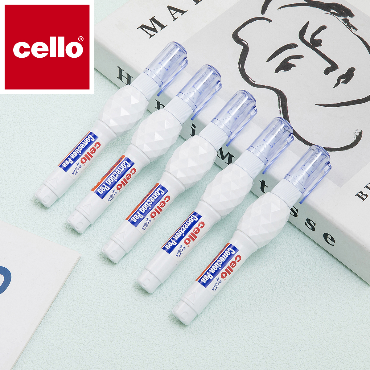أداة "Cello" للتعديل، أداة تعديل الكتابة المحمولة على أداة "E-706"، أداة تعديل الكتابة بالحواسيب الطلاءات المكتبية Specification image