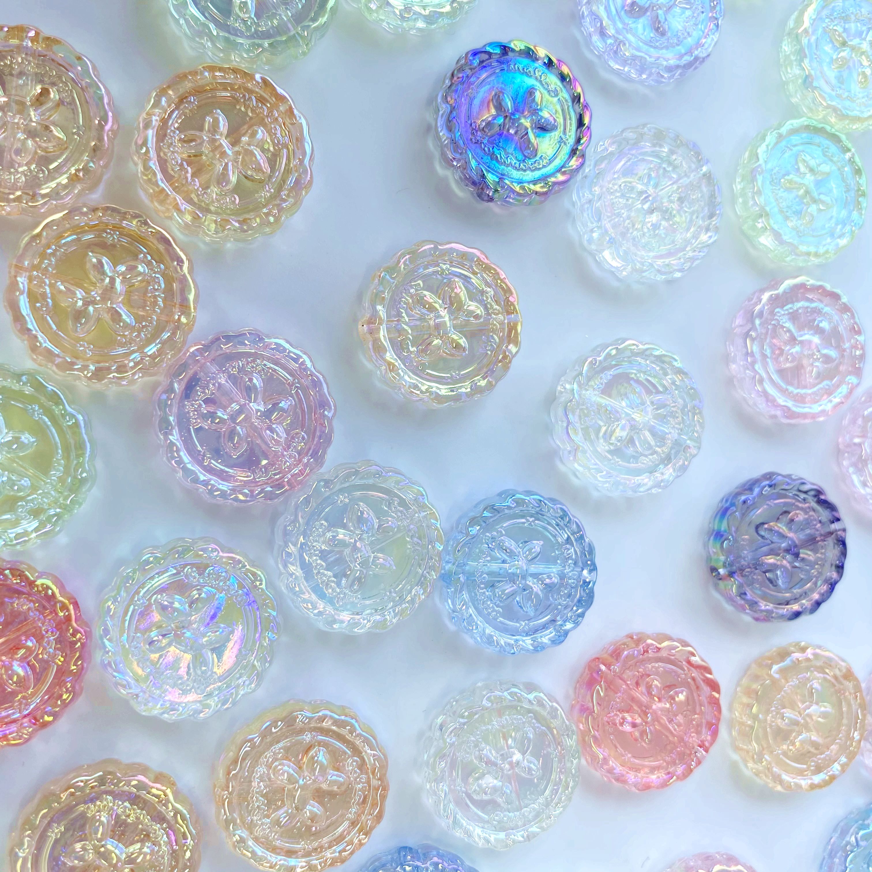 亚克力uv透明气球狗烤漆印章散珠 diy挂饰/手机链钥匙扣挂包吊坠饰品配件材料制作