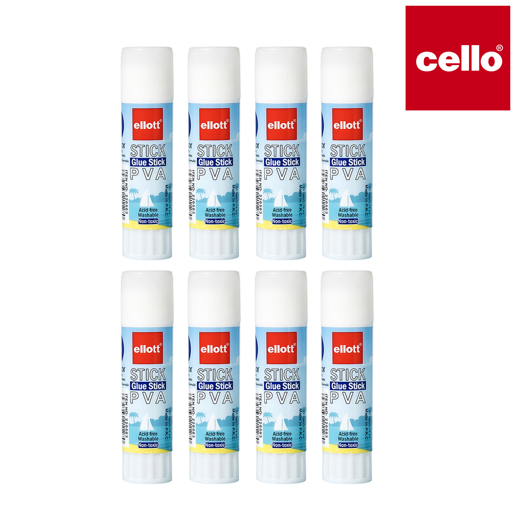 شريط لاصقة محمولة من صمغ Cello الصلب 220-501 الغراء الزيتية اليدوية Specification image