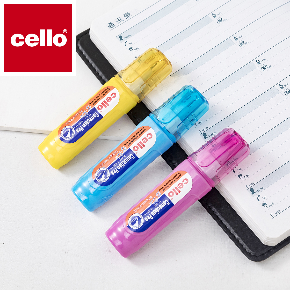 أداة "Cello" للتعديل، أداة تعديل الكتابة المحمولة على أداة "ET-808"، أداة تعديل الكتابة بالحواسيب الطلاءات المكتبية Specification image
