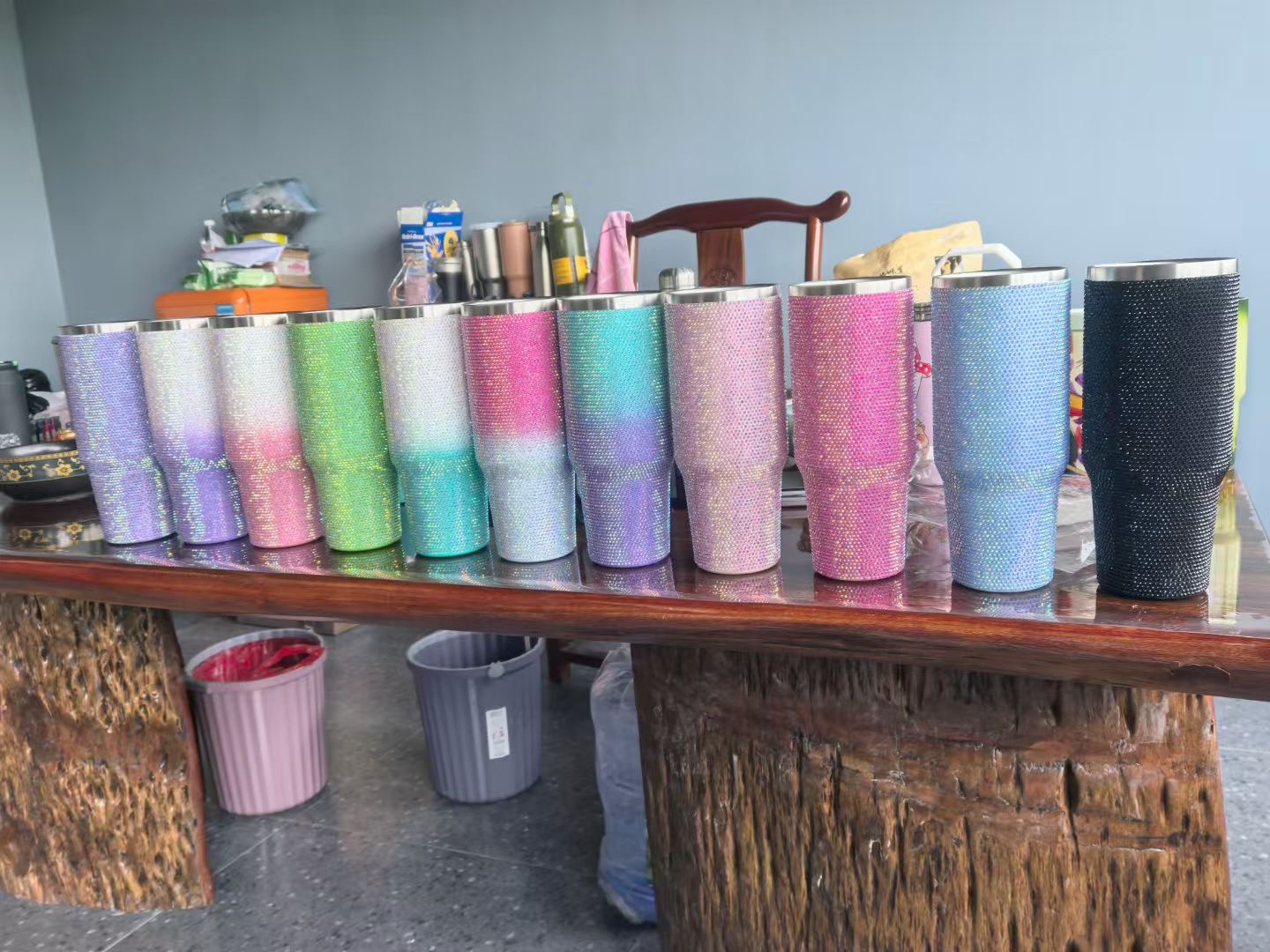 跨境新款40oz手柄冰霸杯大容量不锈钢保温杯便携车载吸管汽车杯