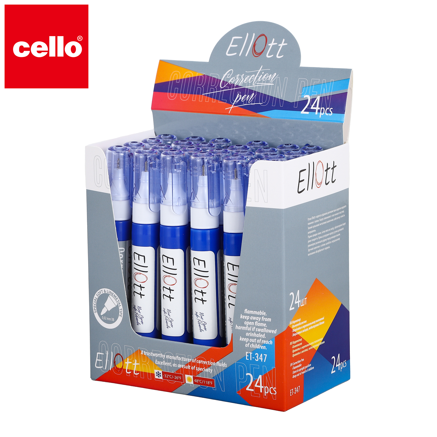 أداة "Cello" للتعديل، أداة تعديل الكتابة المحمولة على أداة "ET-347.