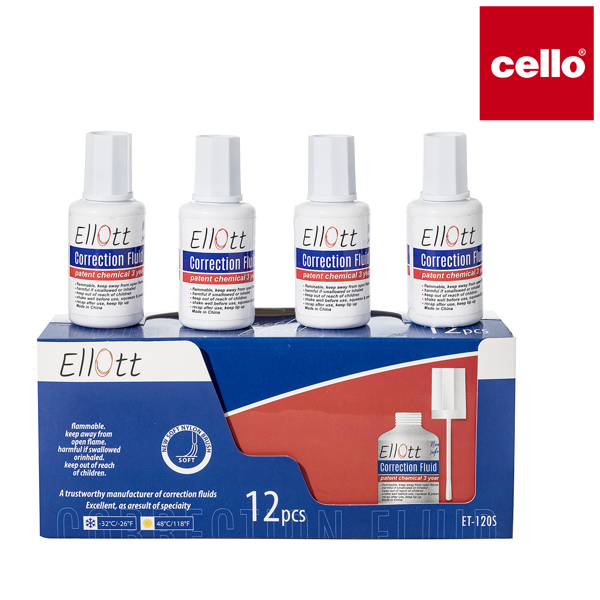أداة "Cello" للتعديل، أداة تعديل الكتابة المحمولة على أداة "ET-120S"، أداة تعديل الكتابة بالحواسيب الطلاءات المكتبية