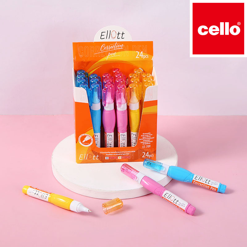 cello Correction fluid Correction with stationery student office correction magic Tool ET-709 Portable writing correction tool details Picture