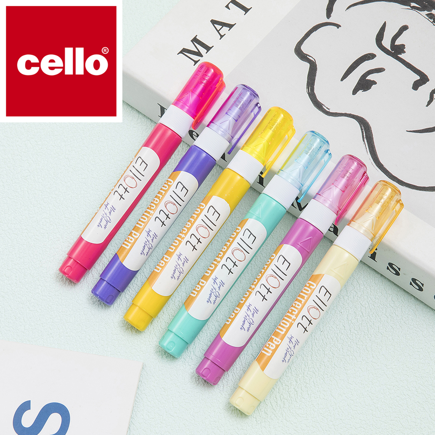 أداة "Cello" للتعديل، أداة تعديل الكتابة المحمولة على أداة "ET-312"، أداة تعديل الكتابة بالحواسيب الطلاءات المكتبية Specification image