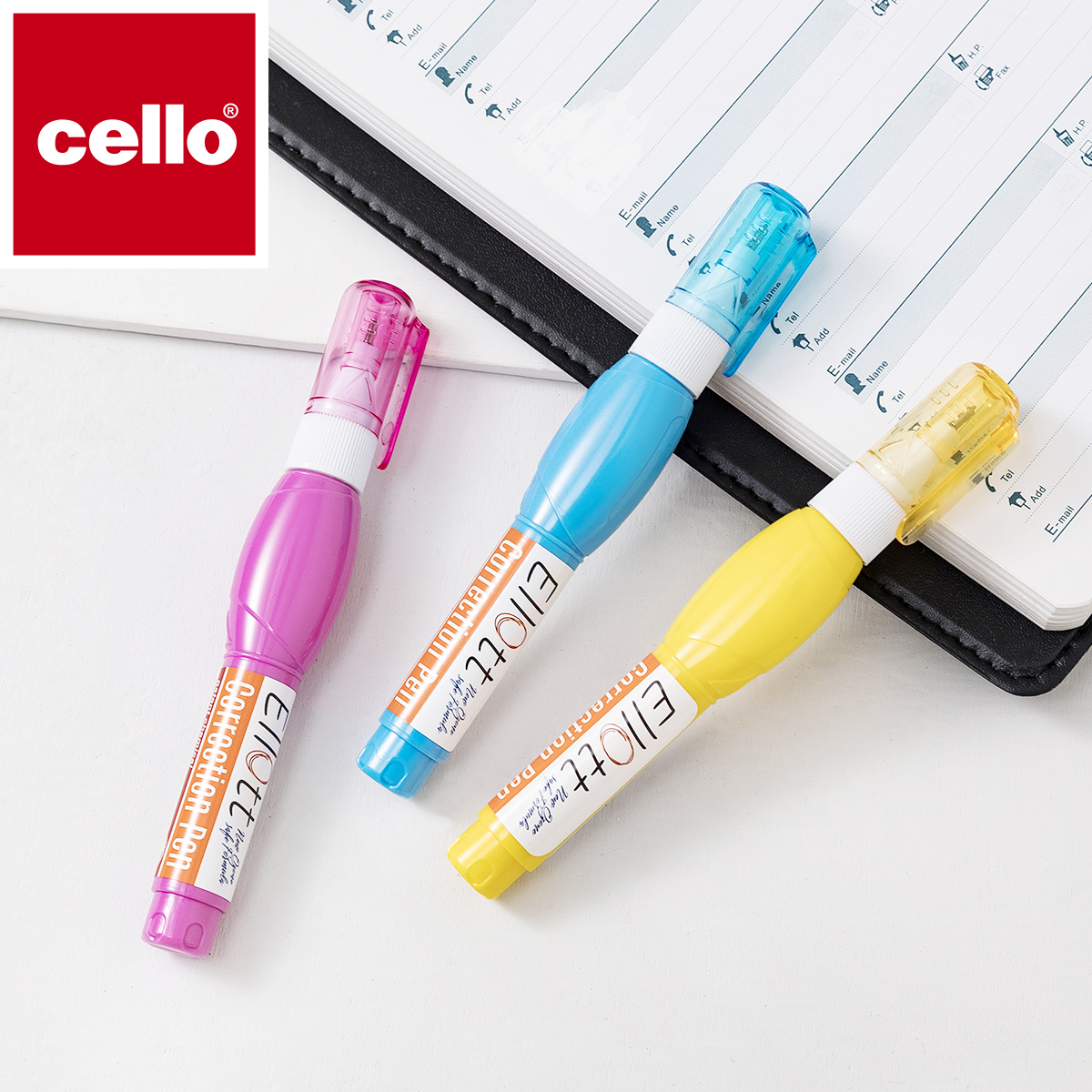 cello Correction fluid Correction with stationery student office correction magic Tool ET-709 Portable writing correction tool Application Scenario