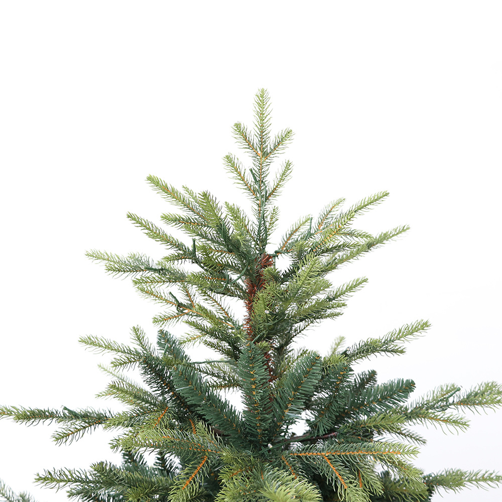 2025 New model 2.1-meter pre-installed LED light Christmas tree PE/PVC hybrid Christmas tree factory direct sales, customizable size available Specification image