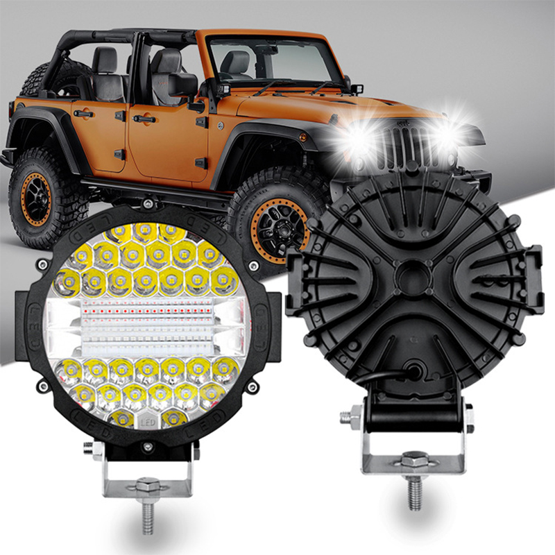 General led work lights for automobiles, universal spotlights, engineering vehicle and truck lights, front bumper lights, vehicle roof lights, vehicle lights Application Scenario