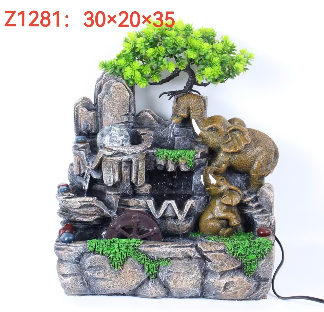 流水摆件实物图