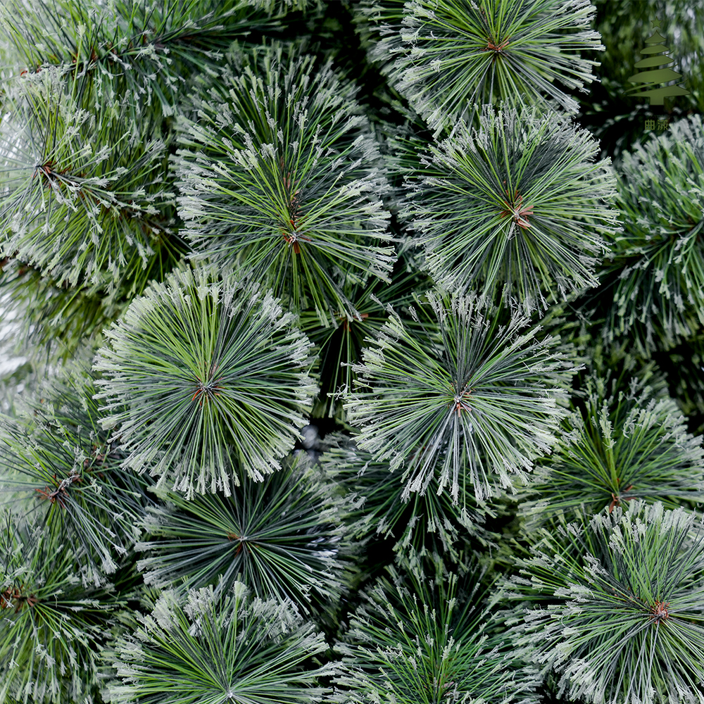 The 2025 new best-selling PET flowering pine needle luxury crypto Christmas tree can be customized in size Item Picture