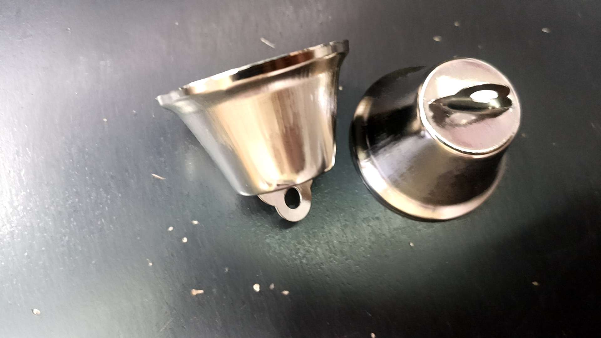 圣诞装饰喇叭铃钟型铃铛diy饰品配件金属工艺品