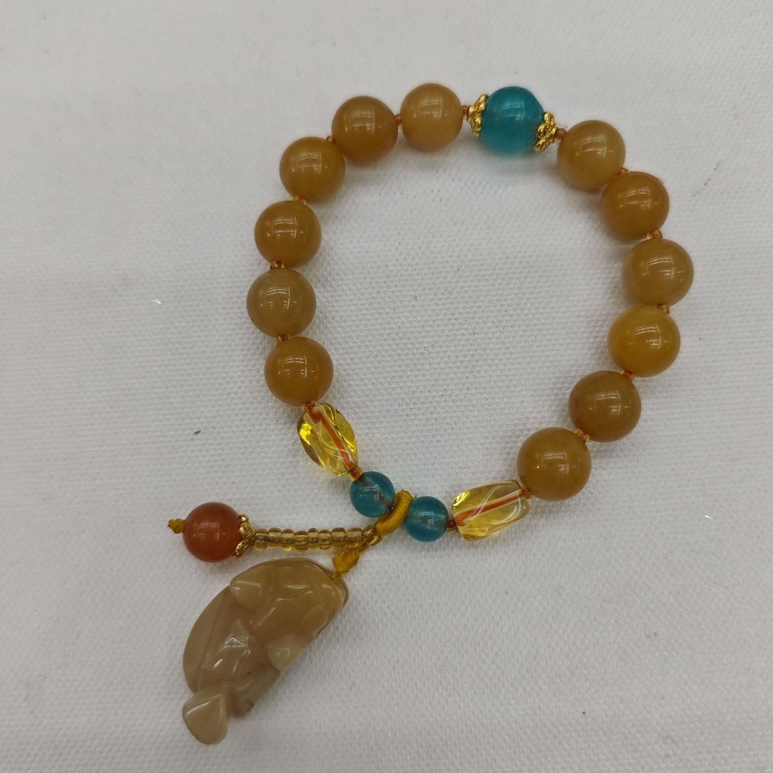 Yongci natural stone agate jade calabaza perlas pulsera Application Scenario