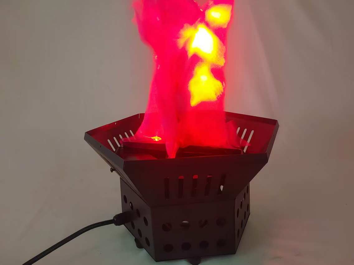 Factory direct sales of large-scale event bonfire parties, diamond flame lamps, iron shell outdoor camping props, party decorations, LED vertical simulation flame lamps Item Picture