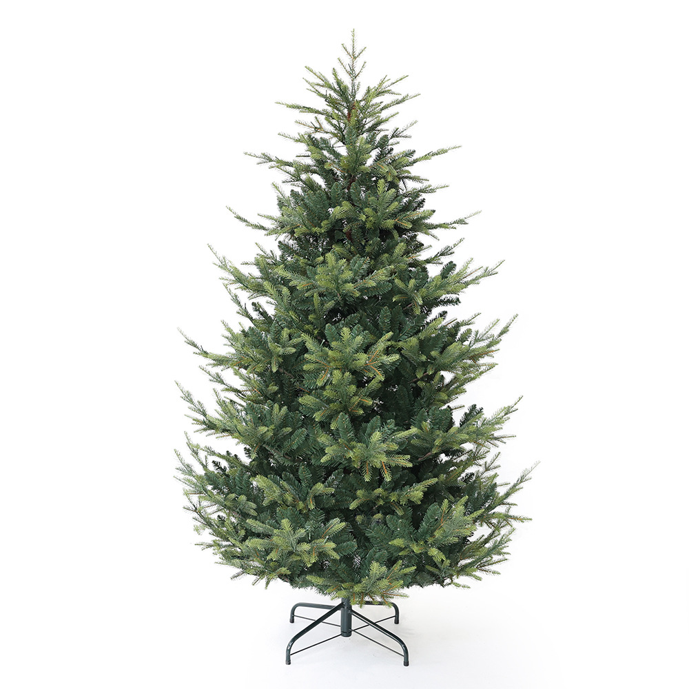 2025 New model 2.1-meter pre-installed LED light Christmas tree PE/PVC hybrid Christmas tree factory direct sales, customizable size available details Picture