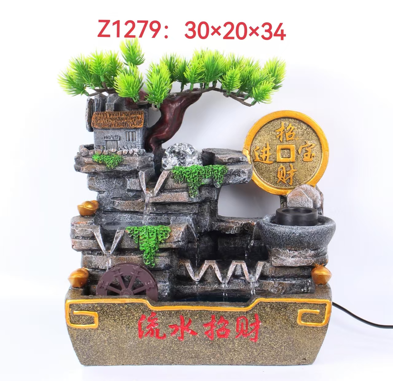 树脂流水/假山流水/摆件产品图