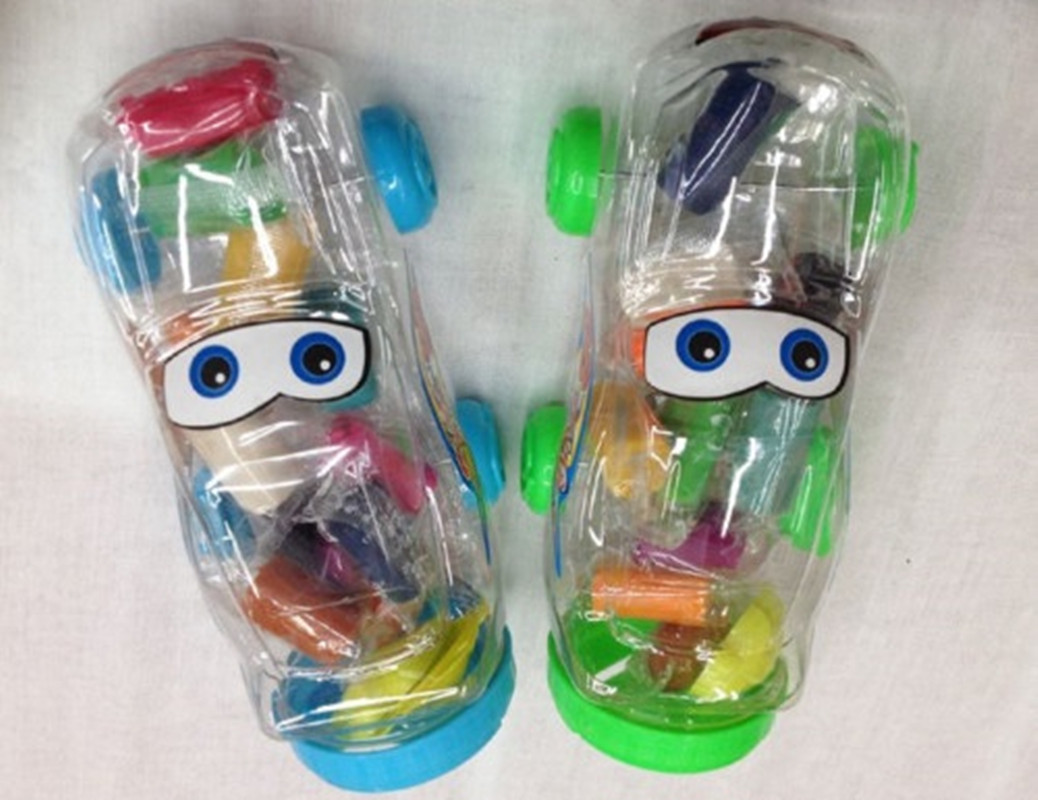  12个糖果 小汽车 彩泥