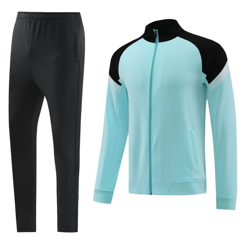 全拉长袖足球篮球套装男女秋冬季出场服保暖休息外套批发印字001