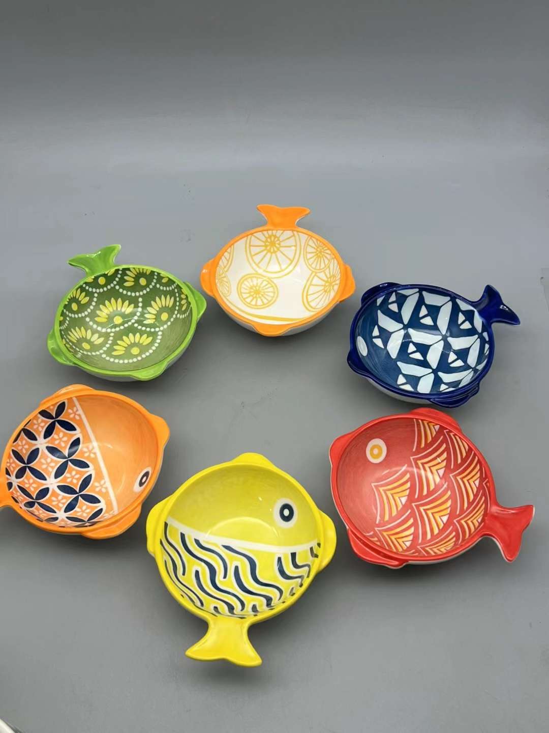 Ceramic seasoning plates, fish-shaped small flavor plates, vinegar plates, new ceramic small plates, fish-shaped small bowls, fish-shaped seasoning plates, fish-shaped tableware detail image 4