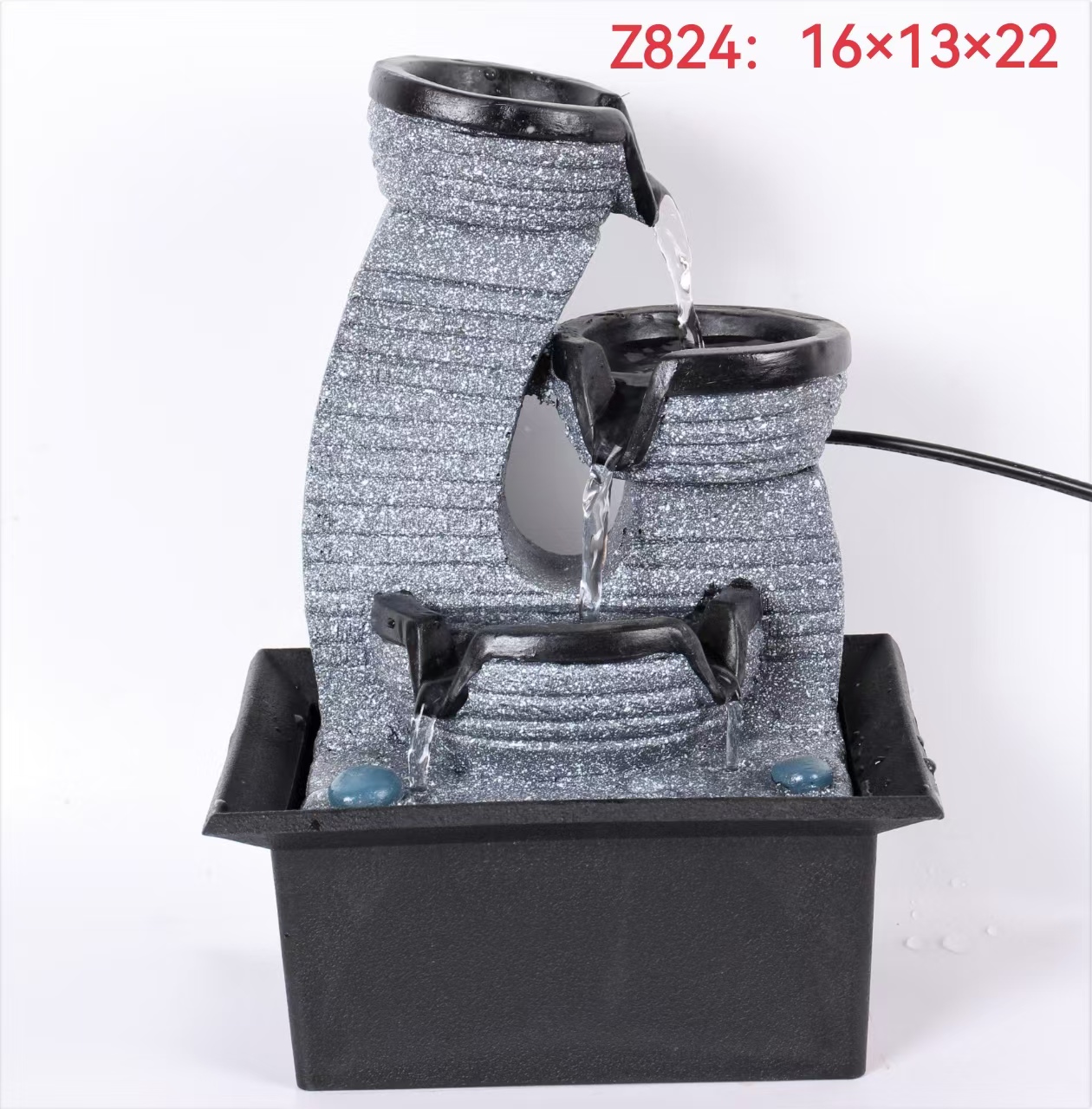 流水摆件实物图