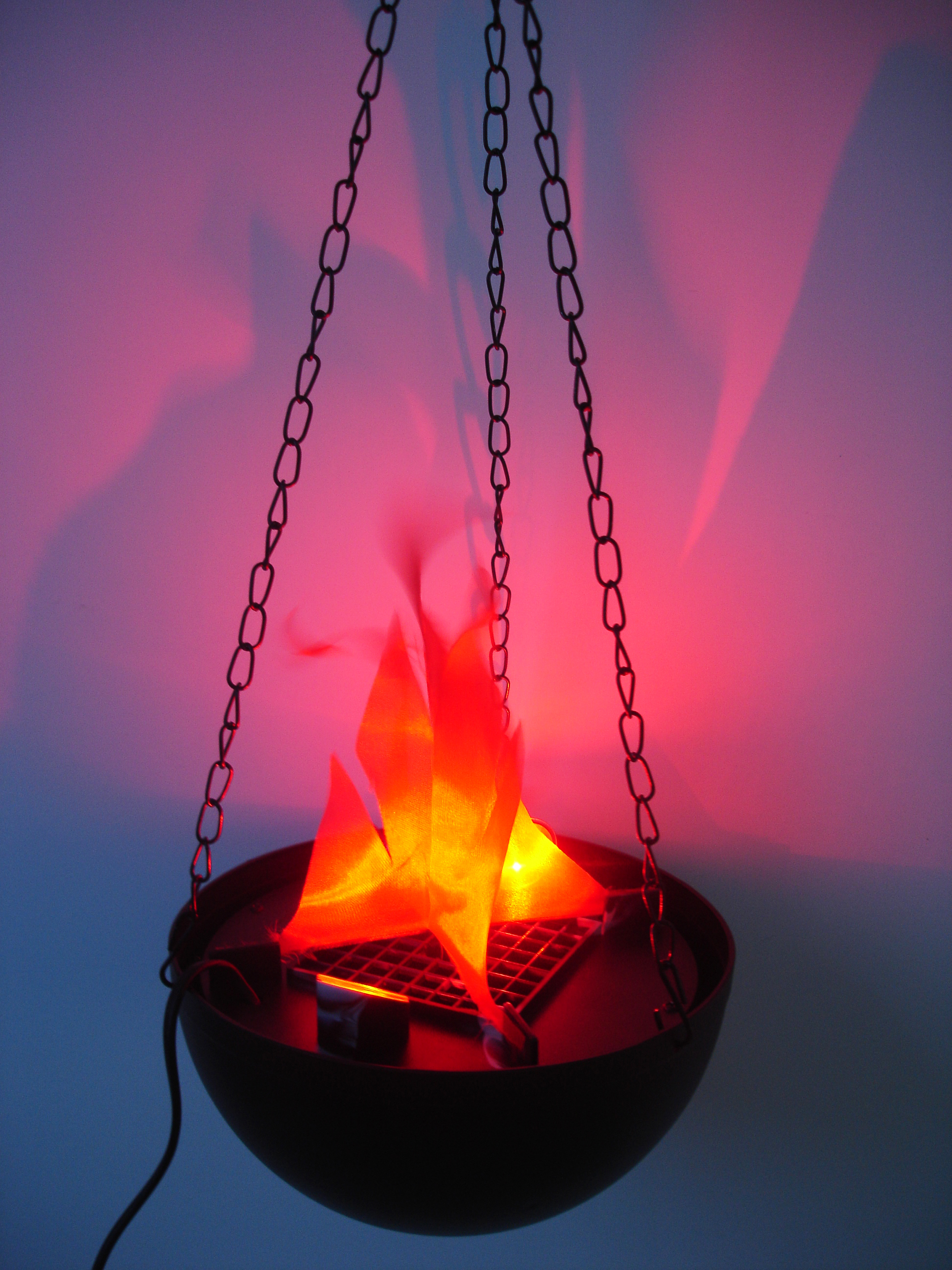 火焰盆火焰灯万圣节节日仿真鬼屋氛围灯台式LED仿真火盆酒吧火焰灯装饰细节图