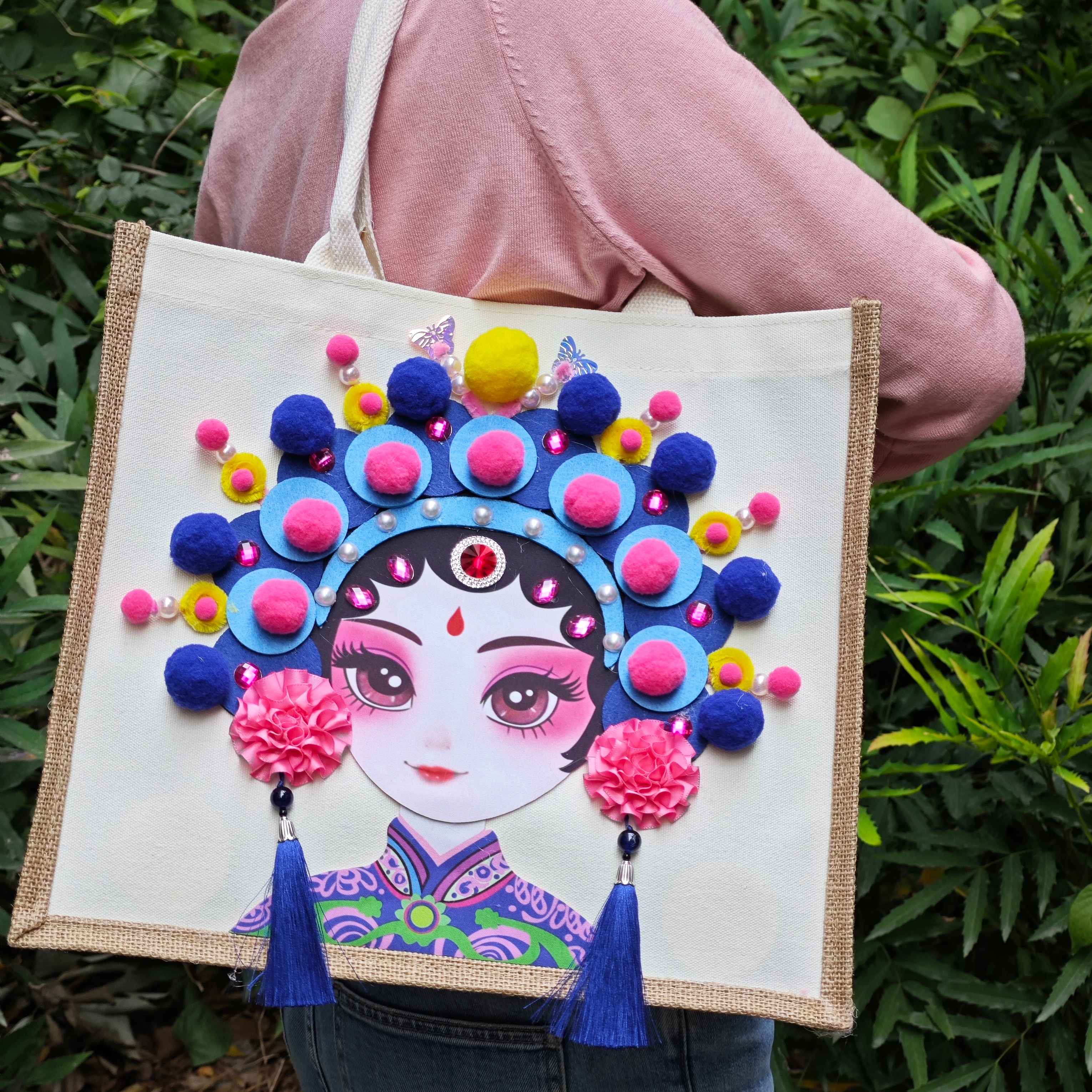 非遗文化手工diy包包京剧脸谱制作学校亲子社区成人文创主题活动详情15