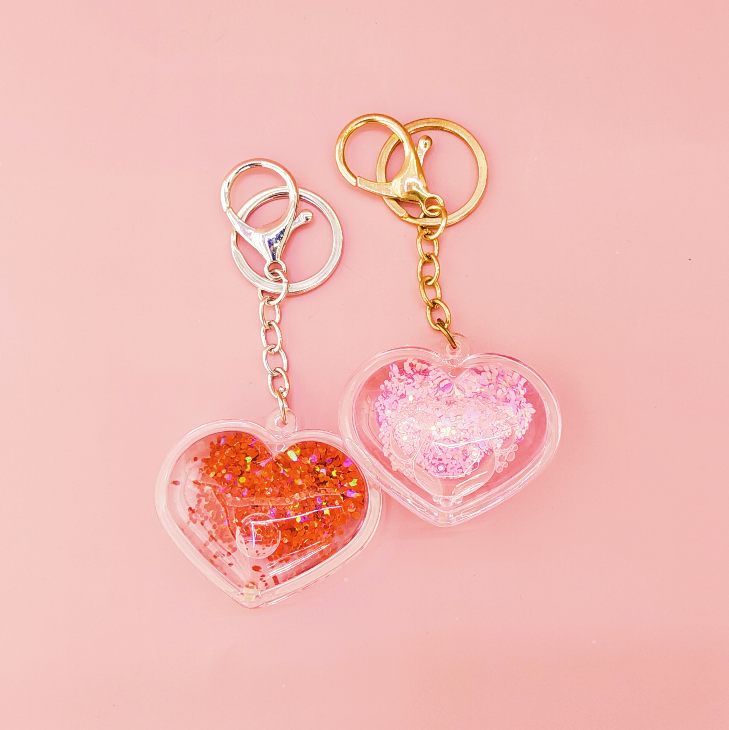 Zhehui Craft heart-shaped keychains, red heart-shaped keychains, keychain accessories, Valentine's Day gifts, cross-border bestsellers