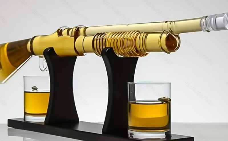 日用百货酒具酒架小摆件啤酒提篮清酒酒具酒水柜发光酒座创意家居装饰酒水柜清酒酒具红酒架