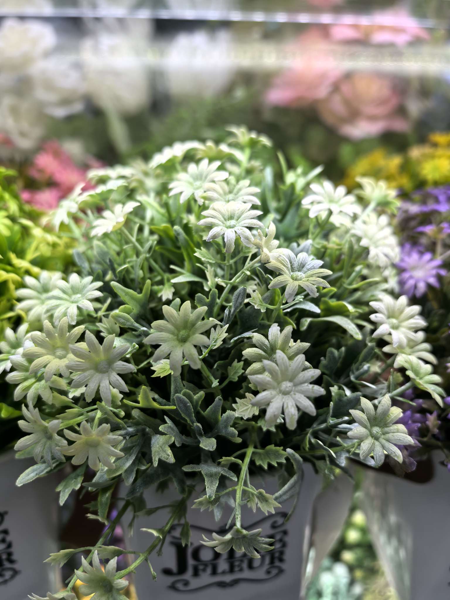 Office culture simulation garden green plant fence, simulation flower, green ivy, vine knitted simulation plant decoration, simulation green plant garden decoration details Picture