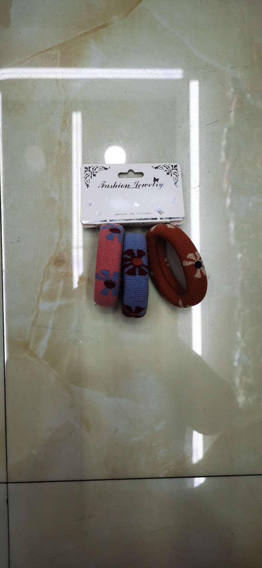 女士拼接简约时尚发饰发绳头饰 韩版发圈头饰拼接发饰产品图