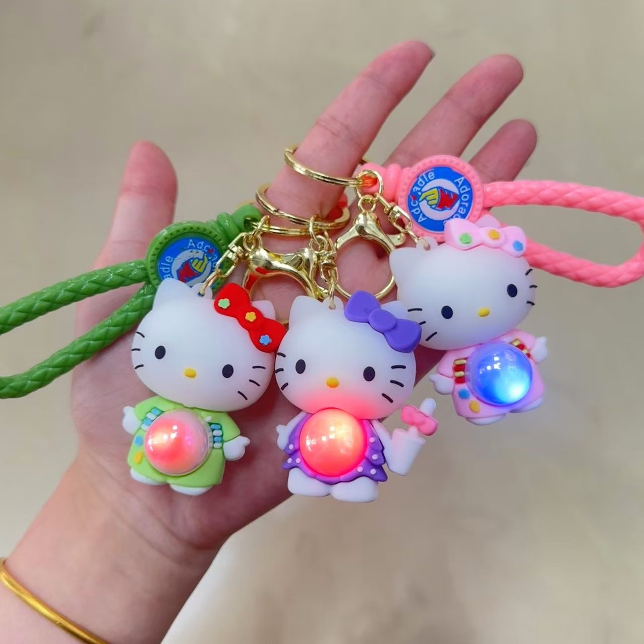 Doll keychain accessories, key chains, creative handicrafts, gifts, keychain accessories, keychains, keychain accessories Item Picture