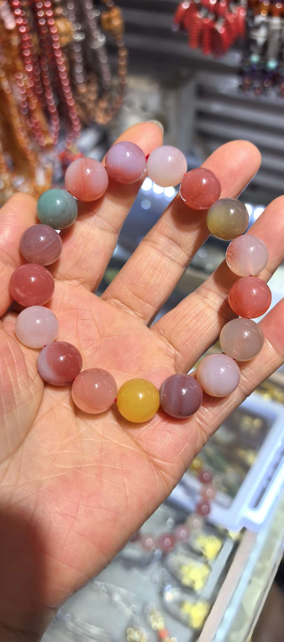 Natural crystal bracelets, agate bracelets, multi-gemstone bracelets, crystal craft ornaments, diy car ornaments, creative gifts, crystal tree decorations detail image 3