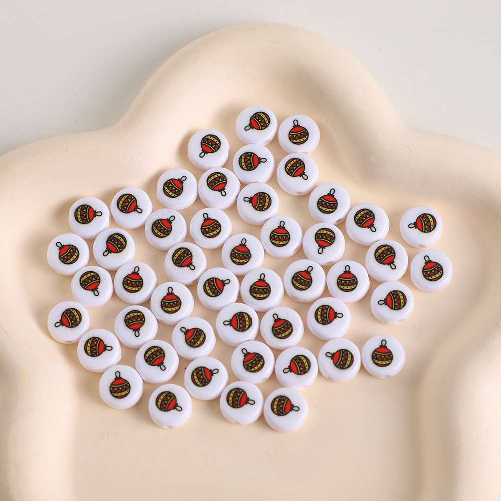 5*10mm 圣诞系列散珠 饰品配件DIY串珠散珠手工制作材料珠子详情图8