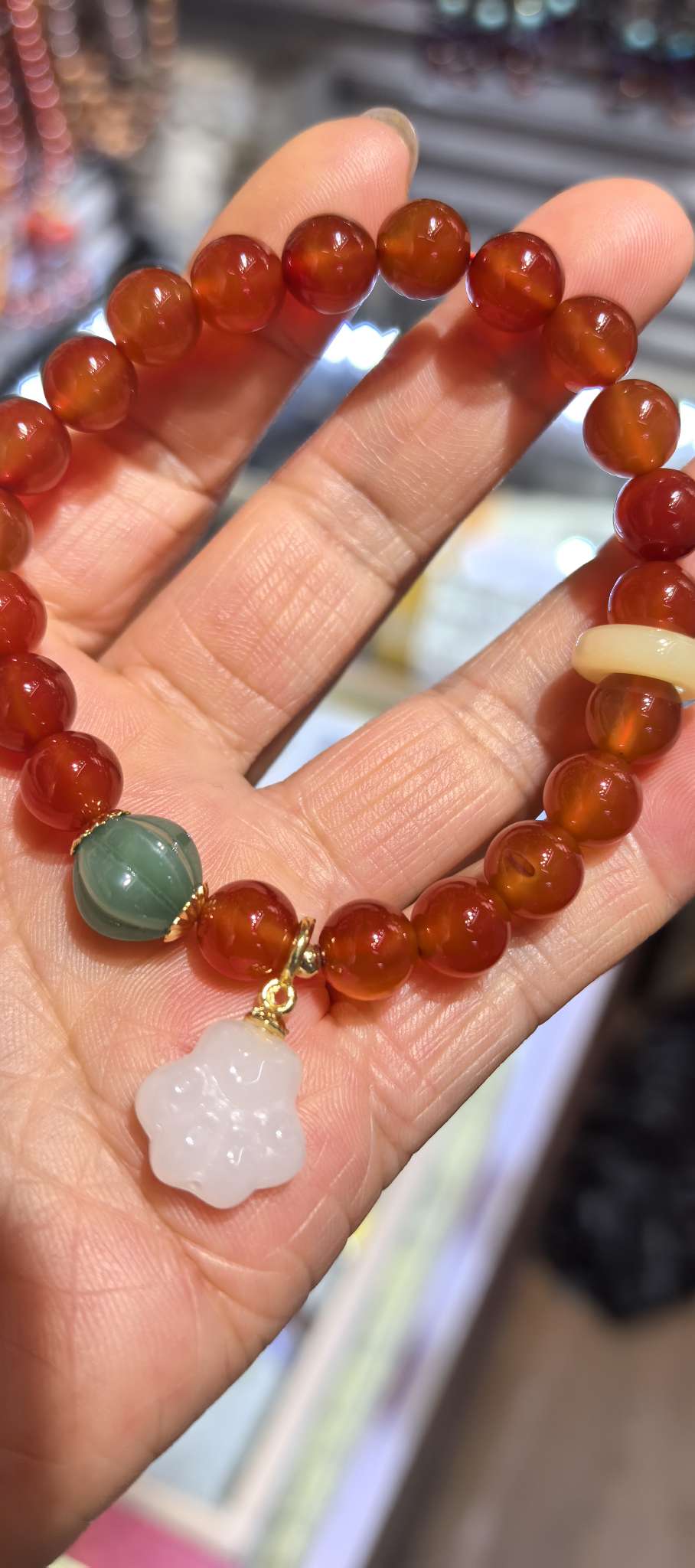 Natural crystal bracelets, agate bracelets, multi-gemstone bracelets, crystal craft ornaments, diy car ornaments, creative gifts, crystal tree decorations detail image 5