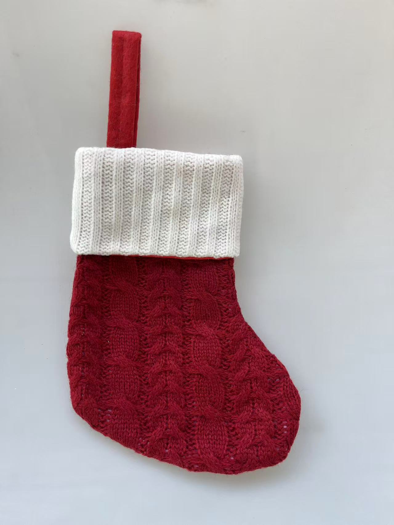 2025 New linen Christmas stocking gift bag Christmas Tree decoration Santa Claus Reindeer Snowman Stocking Christmas details Picture