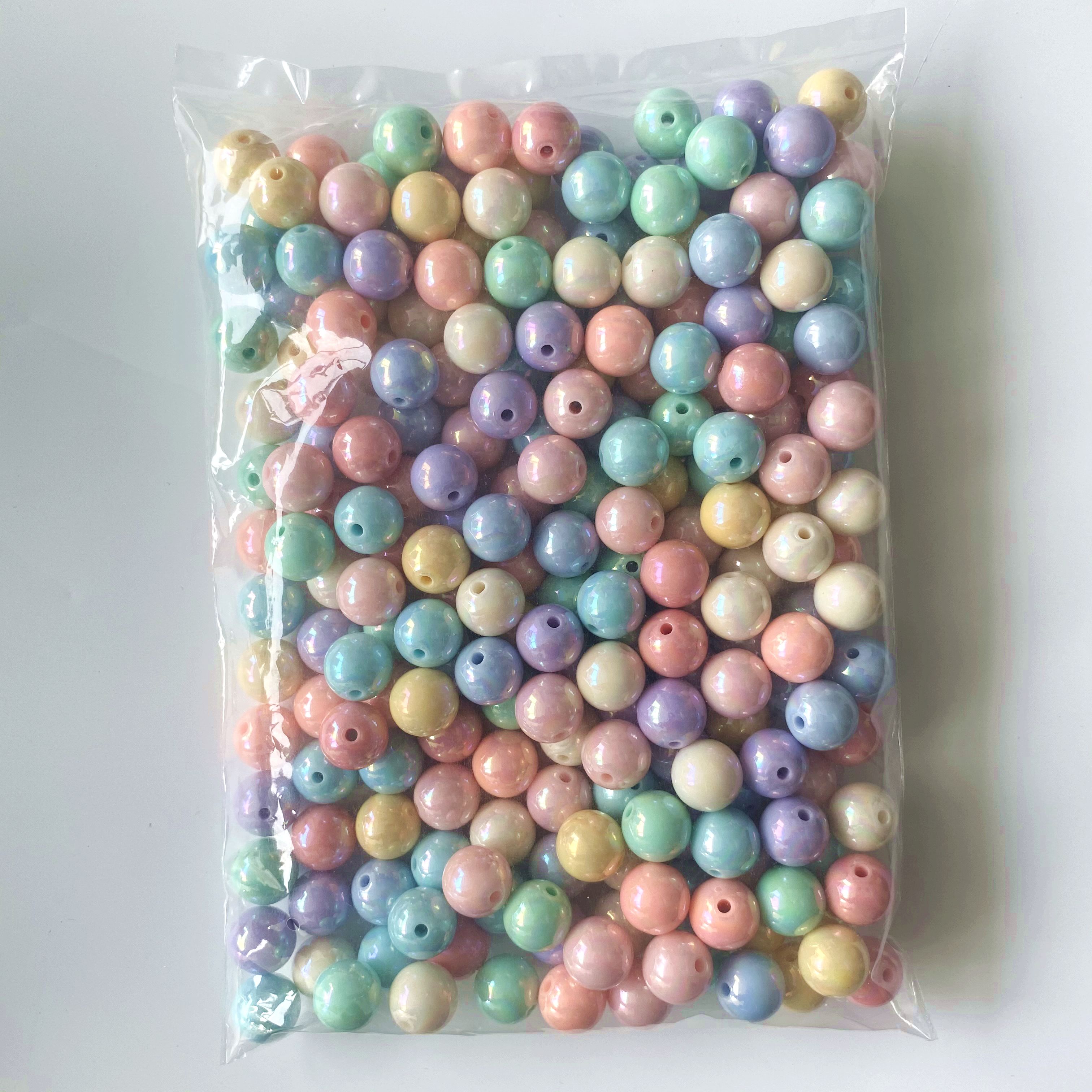 10-16mm solid color ab beads diy/Materials for making mobile phone chains, bracelets, pendants, key chains and accessories Item Picture